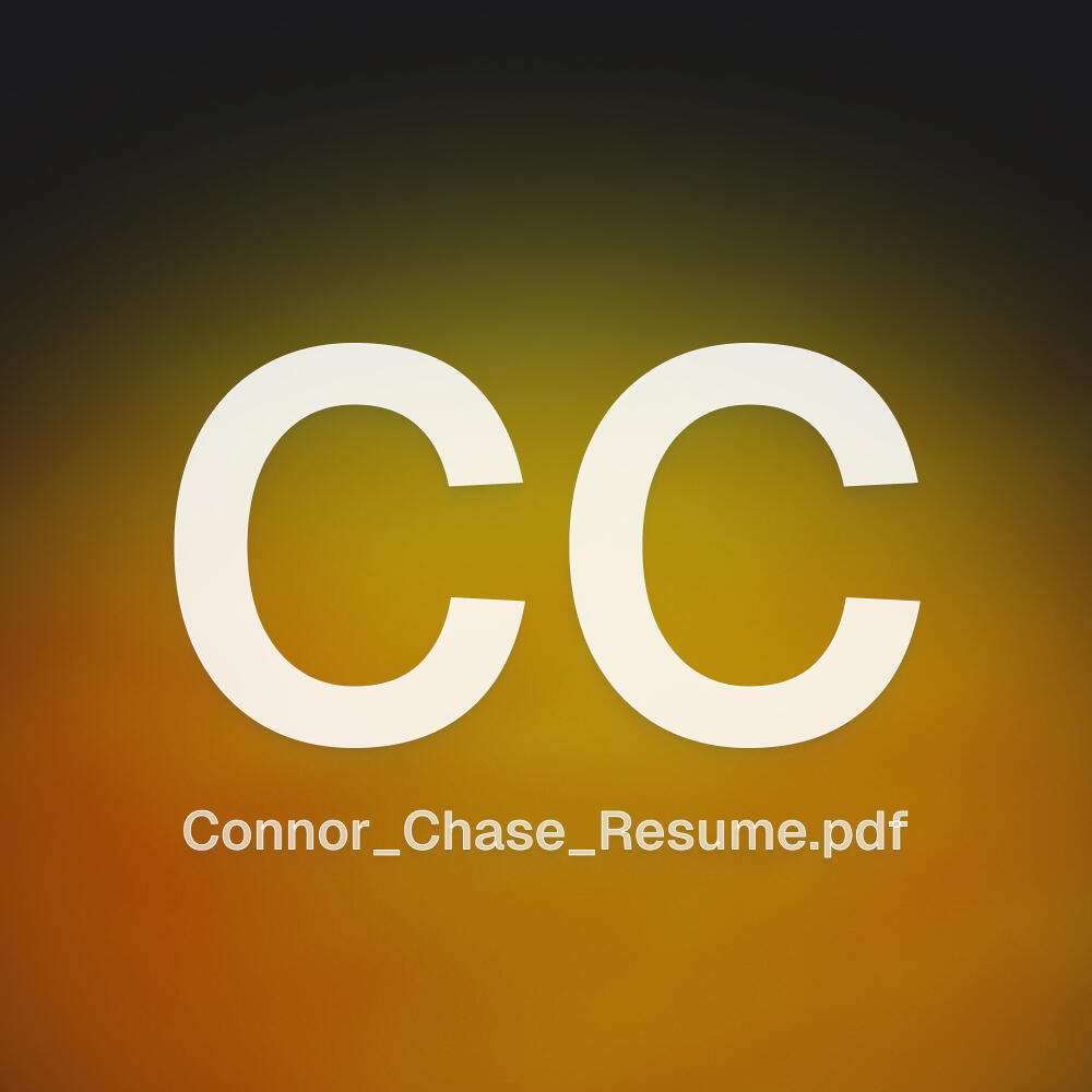 Connor Chase Resume